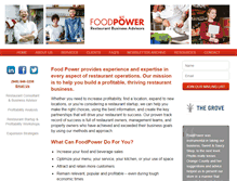 Tablet Screenshot of foodpower.com